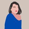 dessin femme brune copie