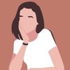 dessin jeune femme brune copie